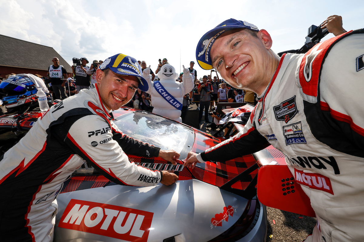 IMSA / Petit Le Mans Mathieu Matt Campbell et Pfaff