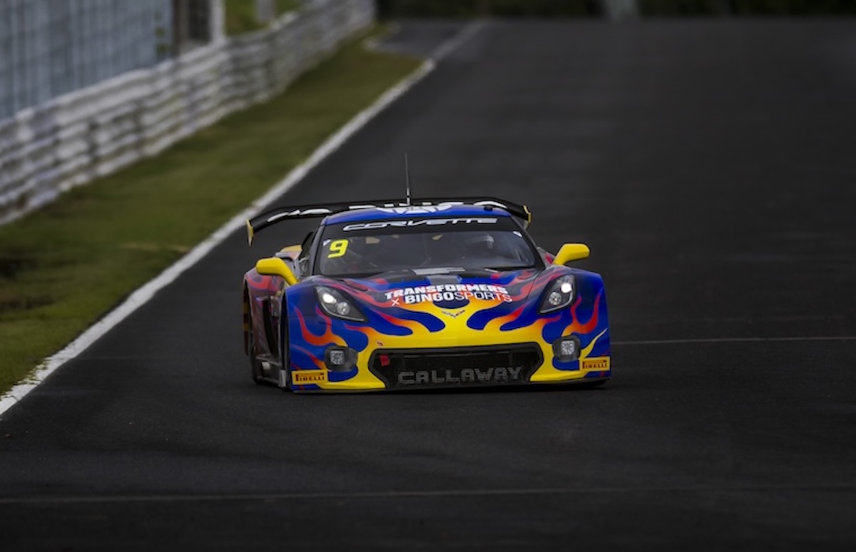 a car speeding through a tunnel