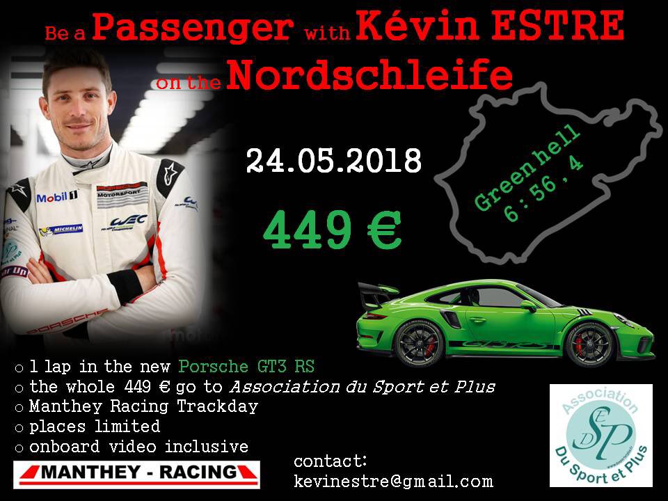 Accompagnez Kévin Estre sur la Nordschleife pour la bonne cause ...