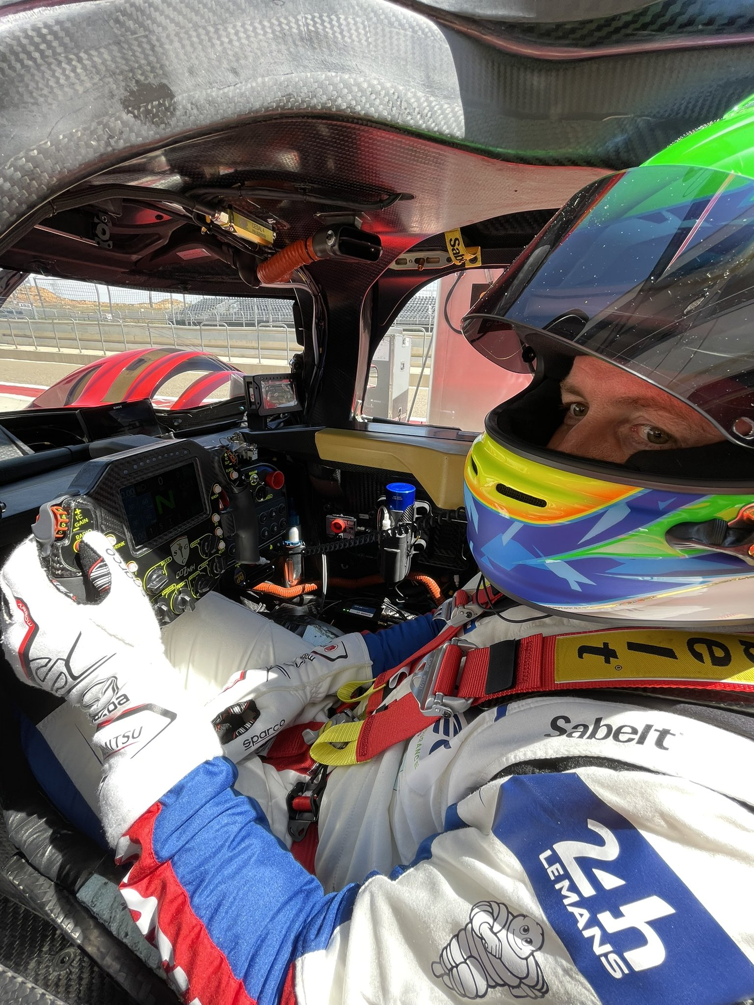Olivier Pla pendant le test @Scuderia Cameron Glickenhaus