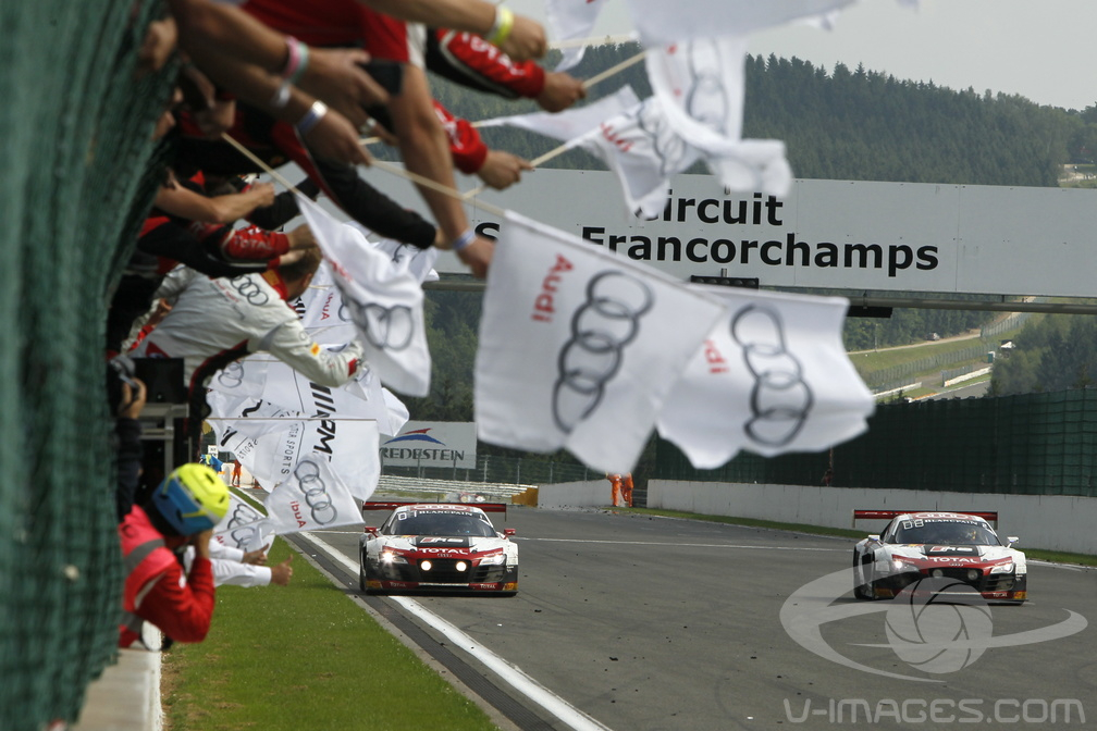 Arrivée 24H Spa 2014