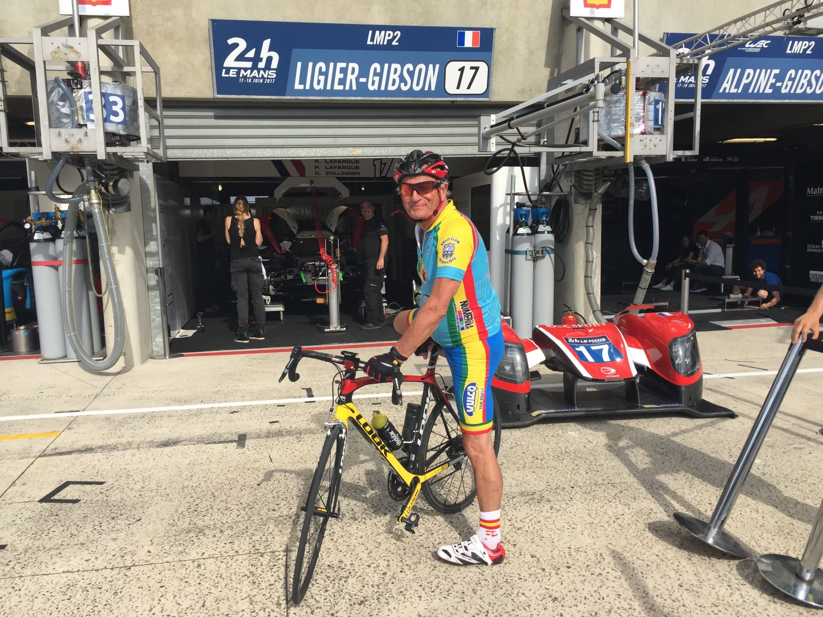 Jean-Claude Ruffier vélo
