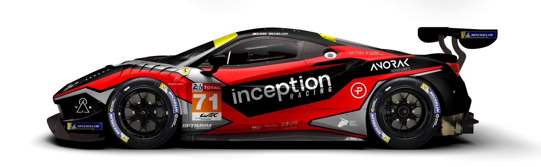 Inception livery Le Mans 