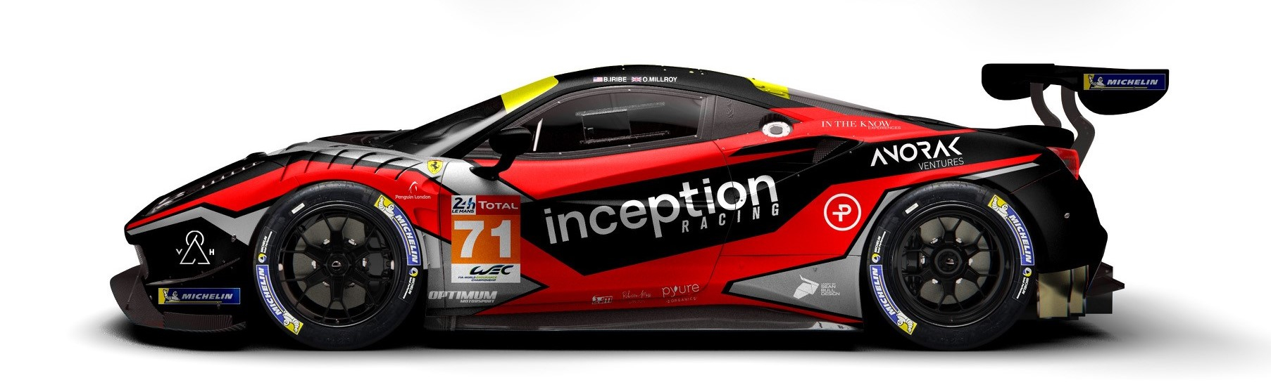 Inception livery Le Mans