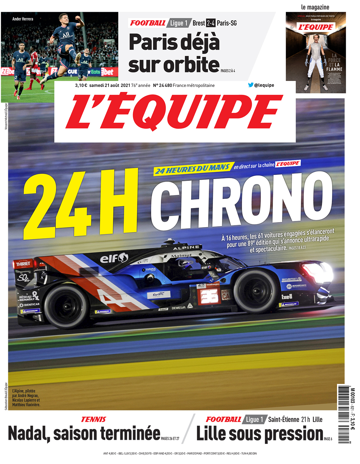 Couv L'Equipe LM
