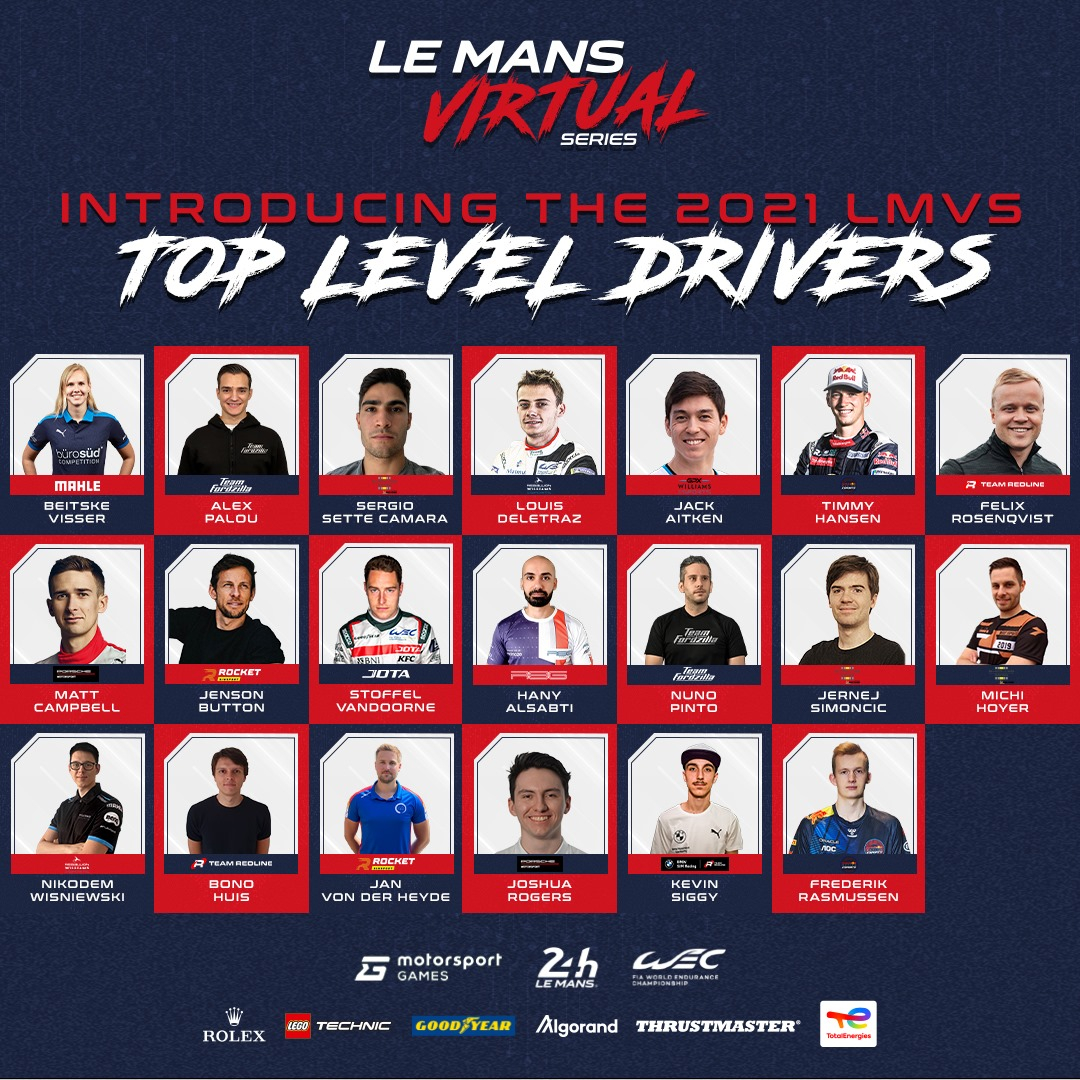 Pilotes Le Mans Virtual Series