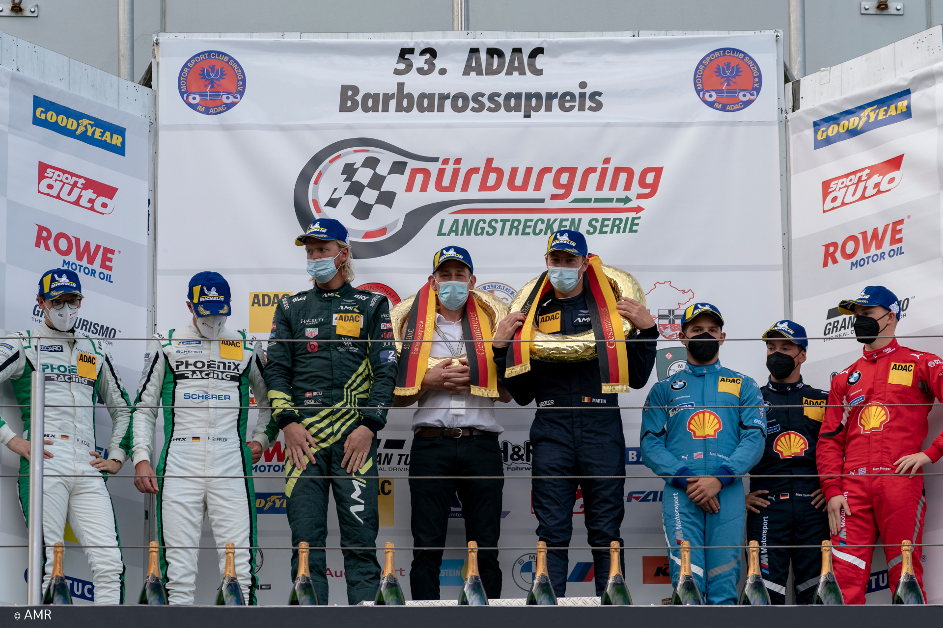 Podium Aston Martin Nordschleife