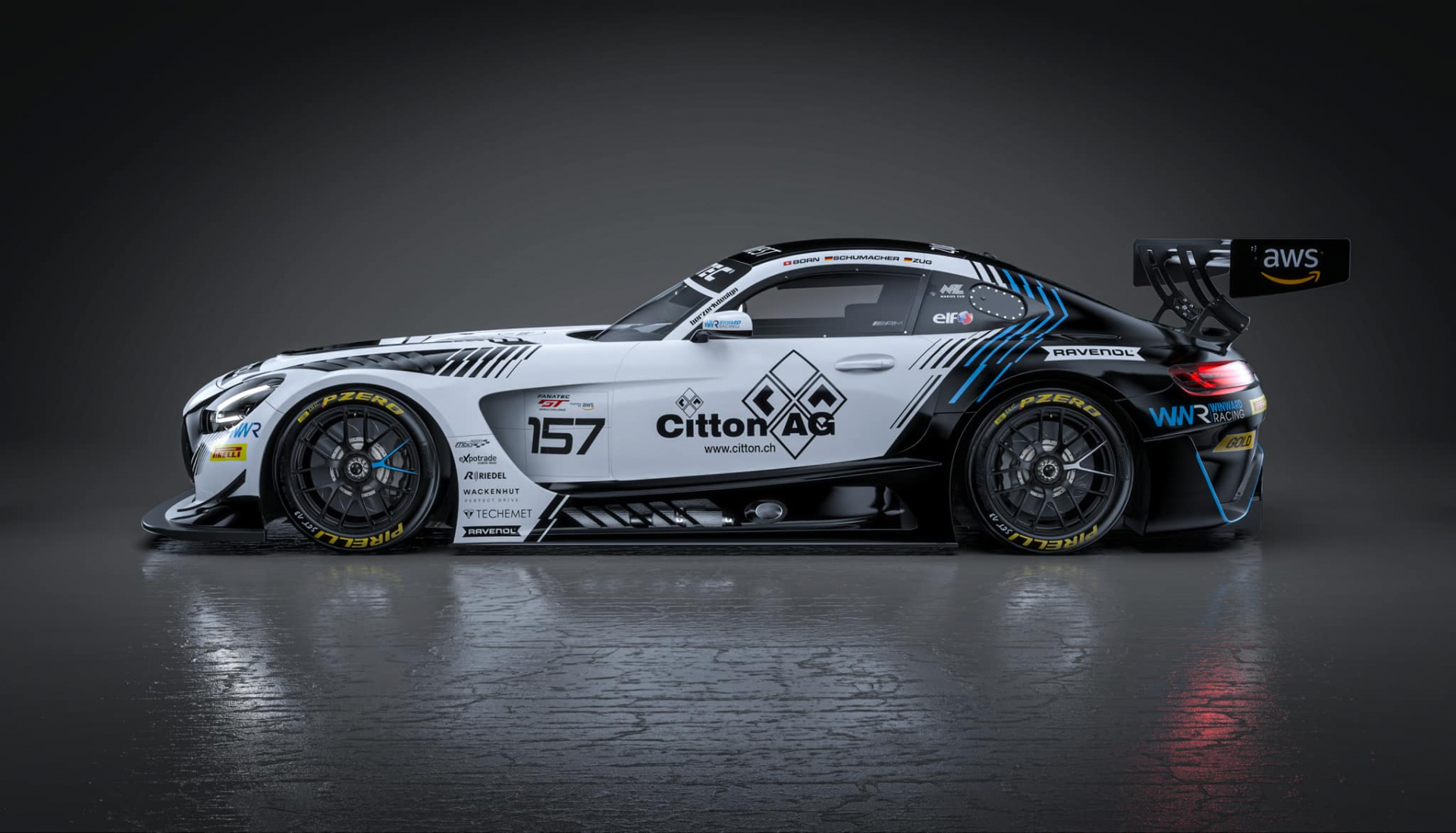 WINWARD Racing Schlüsselanhänger Mercedes AMG GT3