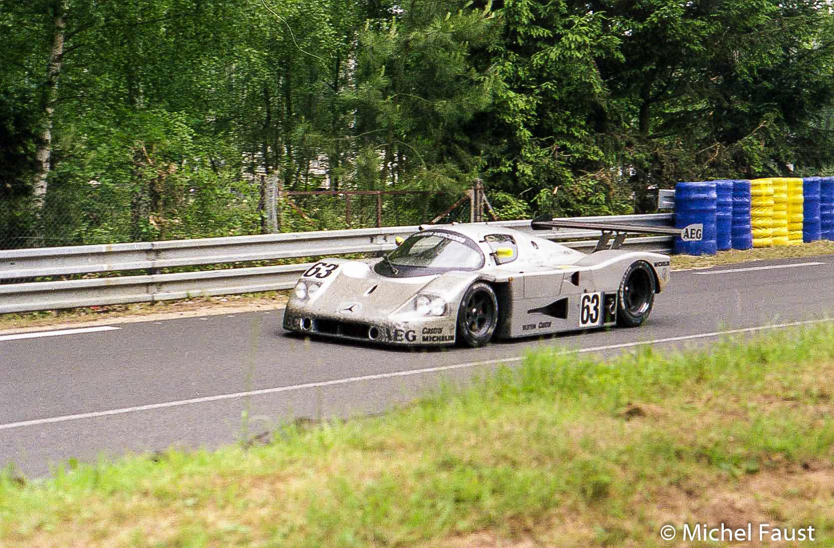 La Sauber Mercedes C9 #63 remporte les 24h du mans 1989