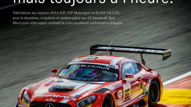 Pénalité Mercedes Spa 2016