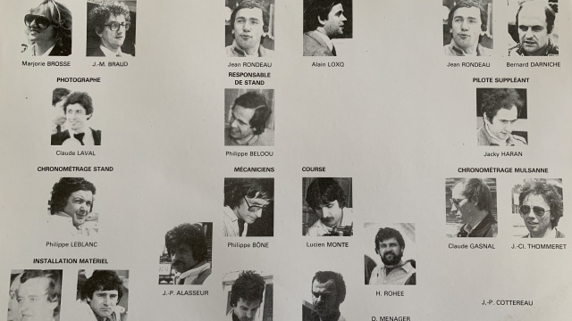 Organigramme Rondeau 1978