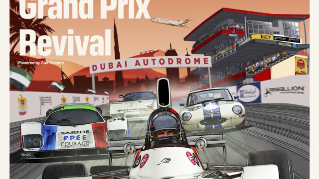 Historic Dubai GP Revival poster